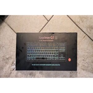 Keychron Q3 QMK Custom Mechanical Keyboard (Knob Version) - Brand New